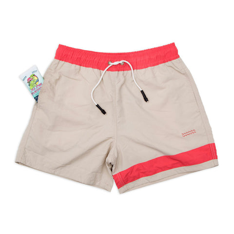 Ours Retro Swim Short Elastic Waist