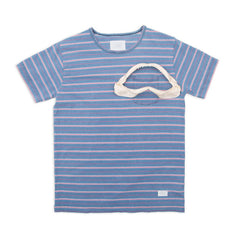 Ours Retro Surf Indigo Pocket Tee